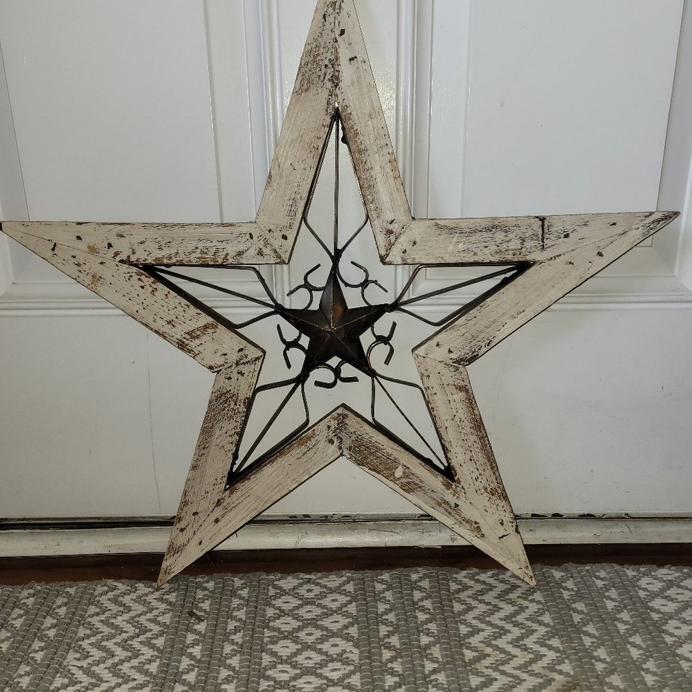 RUSTIC STAR HOME DECOR/WALL ART